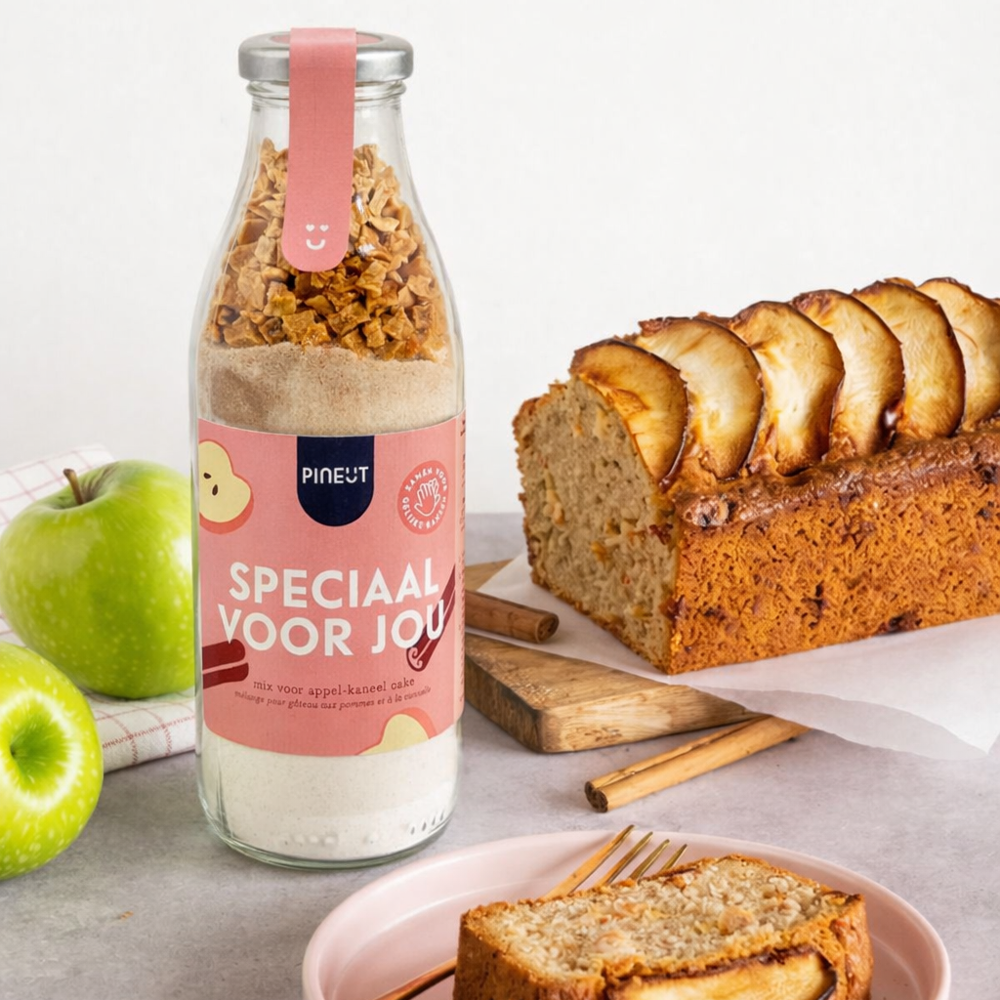 Appel-Kaneel Cake | Speciaal voor jou | DIY Cakemix in fles