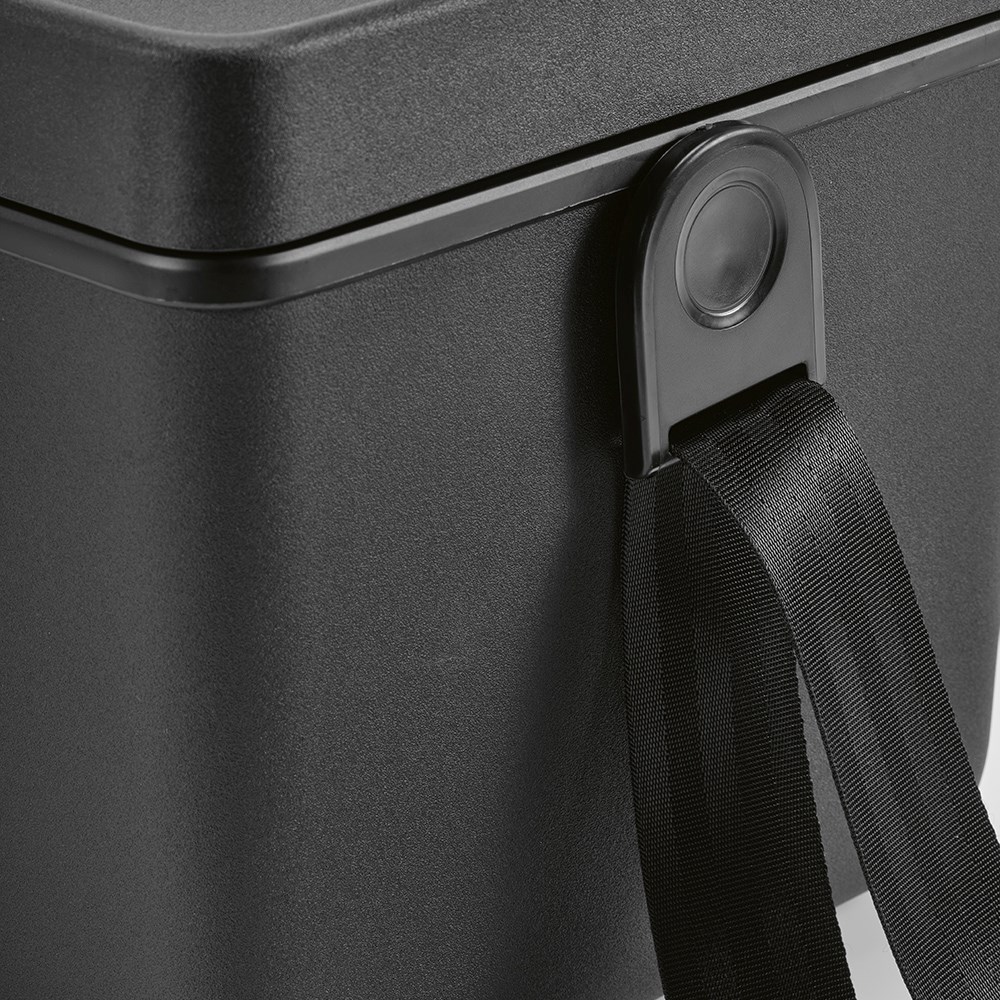 Bangkok 12L Koeler Gerecycled PP - Zwart