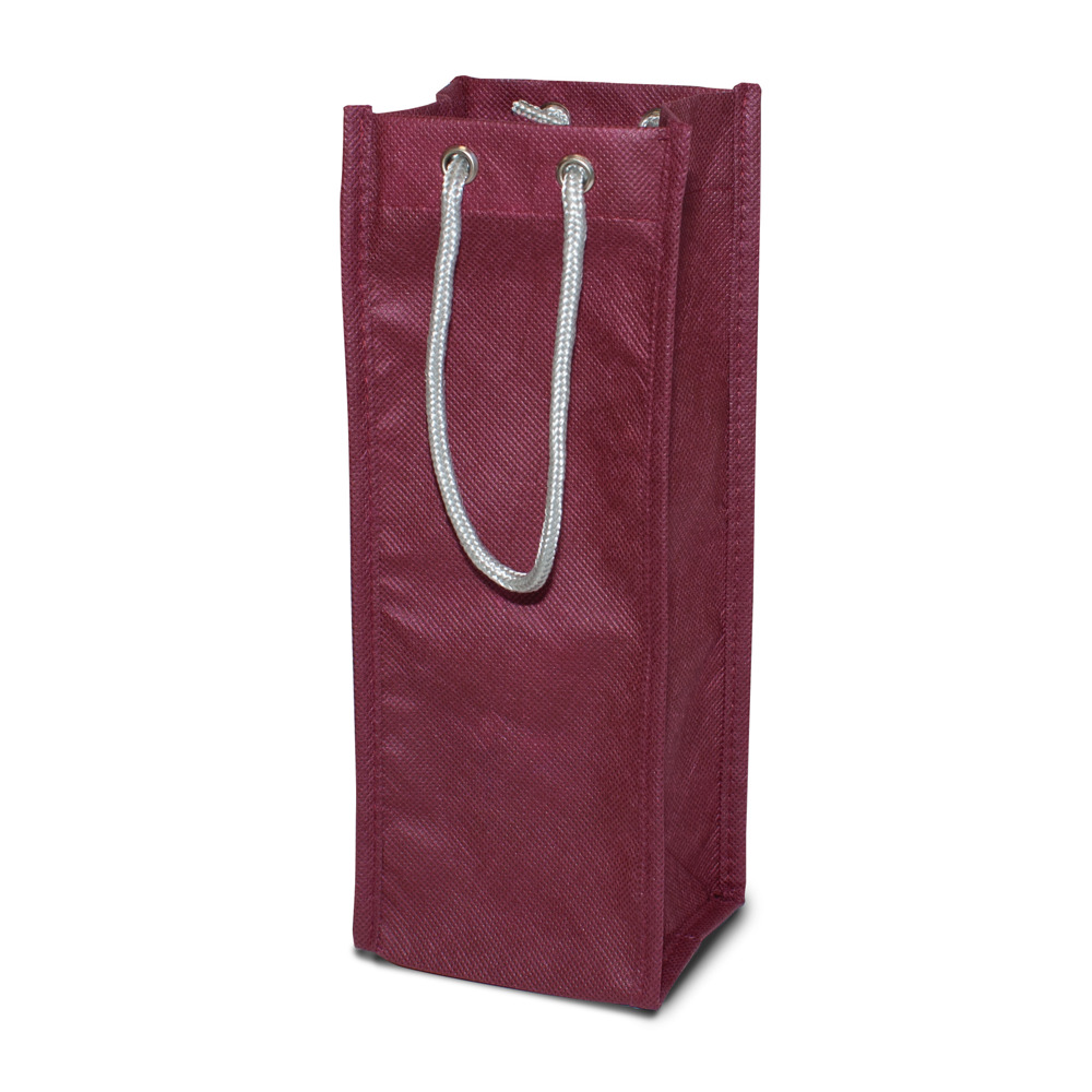 FLORENZ – Flesentas met zilveren koordhandvatten - Bordeaux