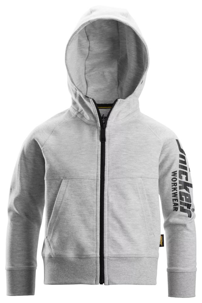 Logo Full-Zip Hoodie - Grijs Melange - (2800)