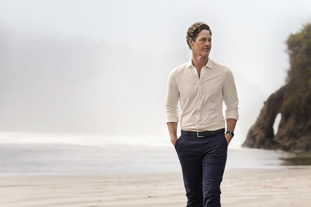 Cutter & Buck - Advantage Shirt Heren Beige 4XL