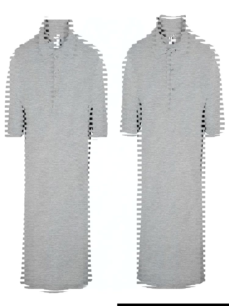 BS Evolution Polo, 180gr/m2, 100% katoen - Grijs melee (PMS Cool Grey 7C)
