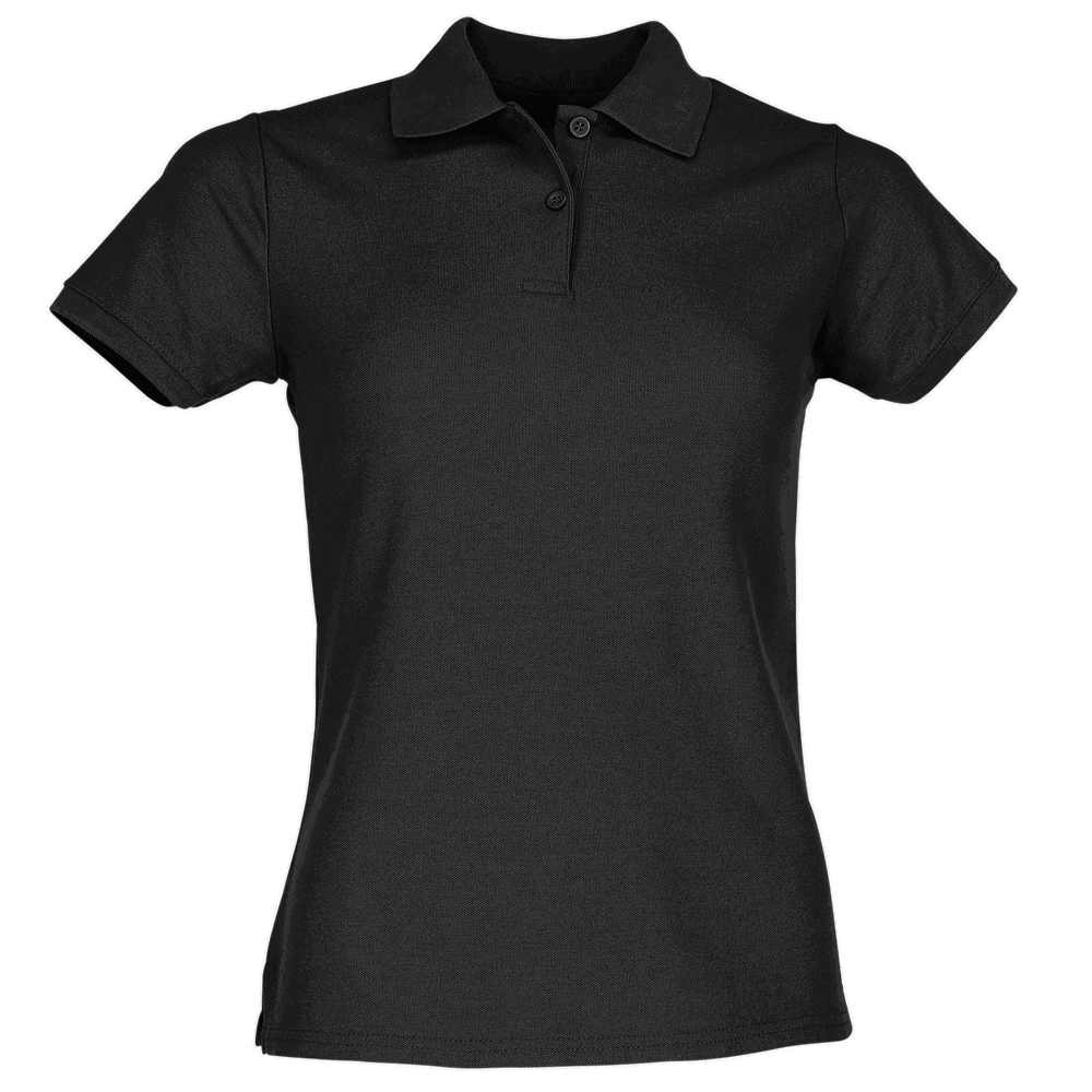 632120 - Dames 65/35 polo - Zwart