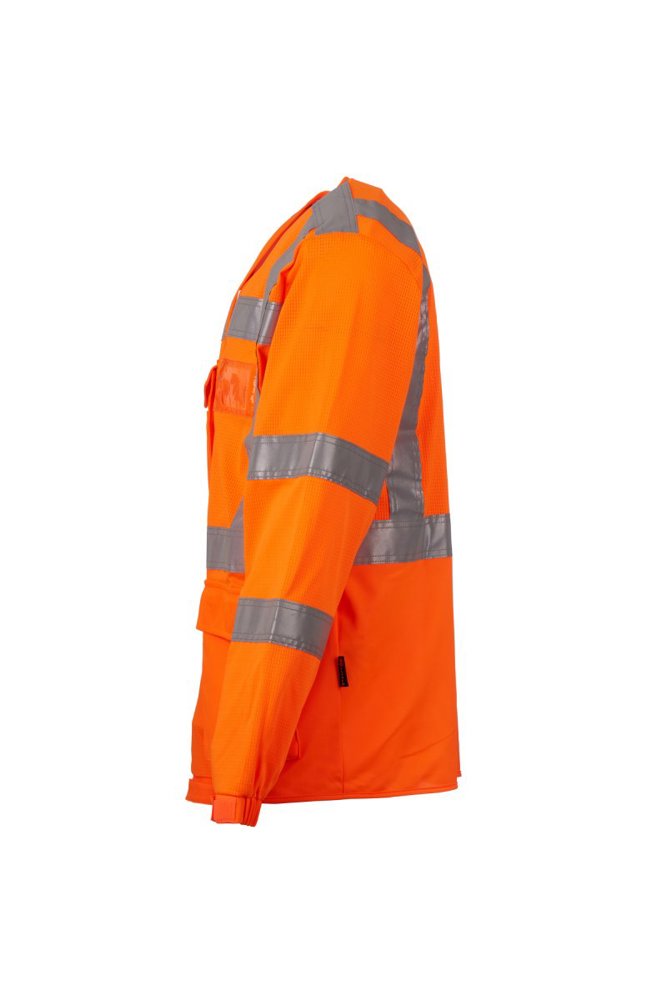 Long Exo Mesh fluorescent orange 5XL