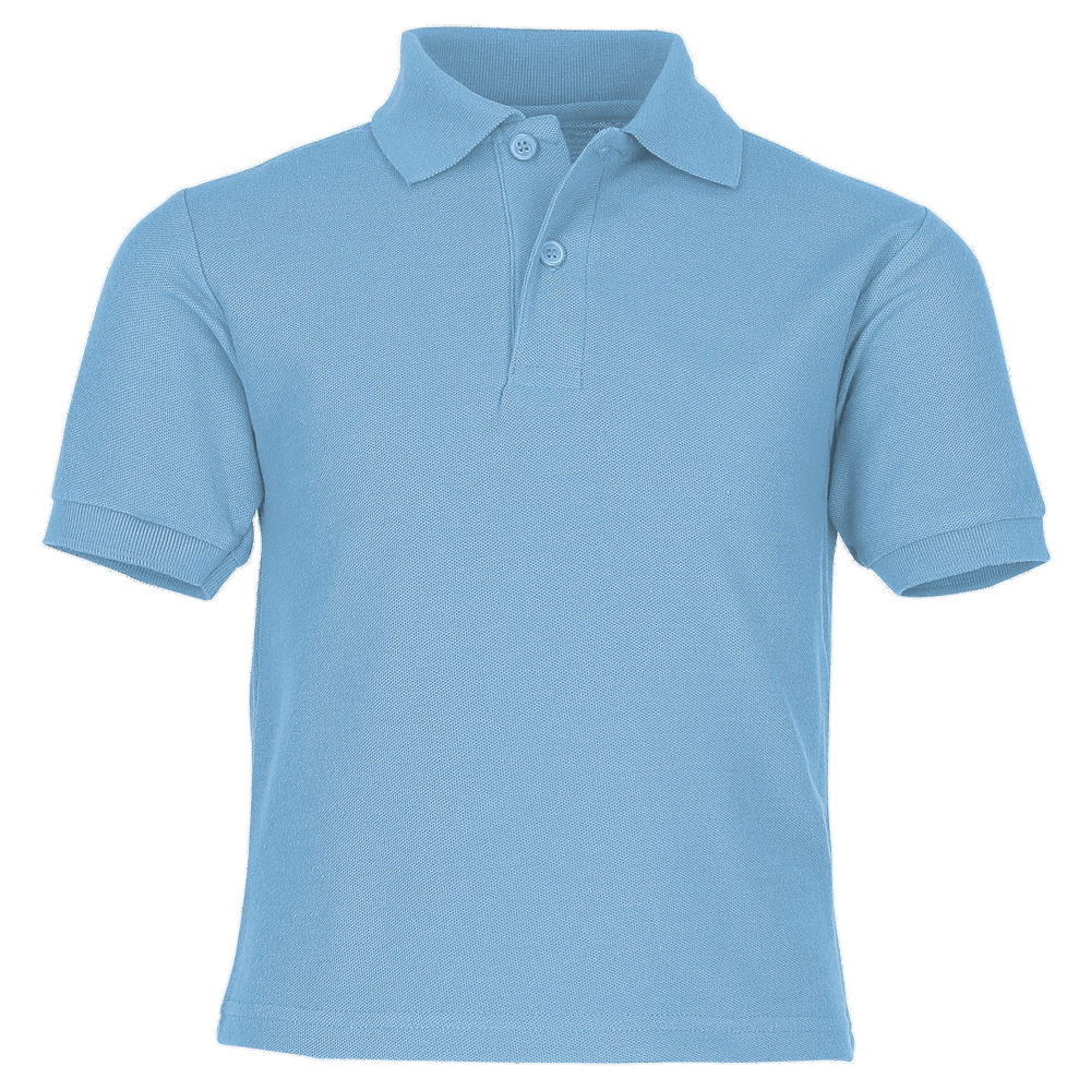 634170 - Kids 65/35 polo - Pastelblauw