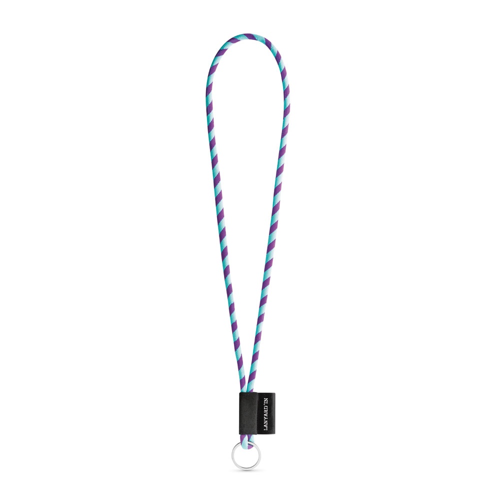 75093. Lanyard Tube Long Set I. Standaard modellen - Paars, Licht blauw
