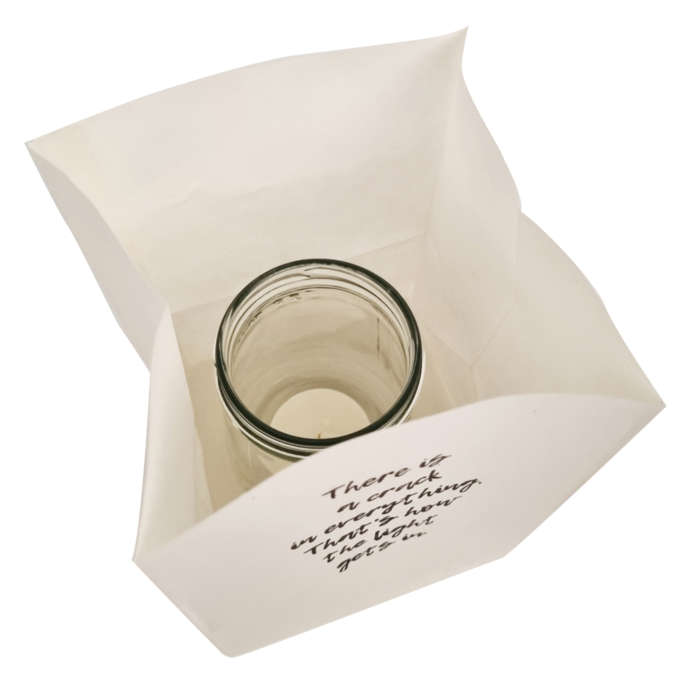 RESCUED - Beg for Light - inclusief waxinelichtje