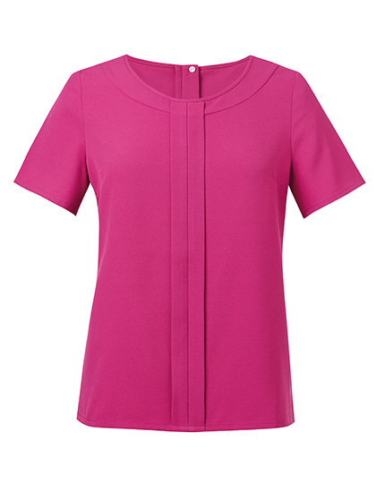 Brook Taverner - Women´s Verona Short Sleeve Blouse - Fuchsia