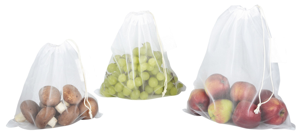 BLUE PLANET SET - Groente en fruit nettasjes set