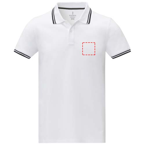 Amarago tipping herenpolo met korte mouwen