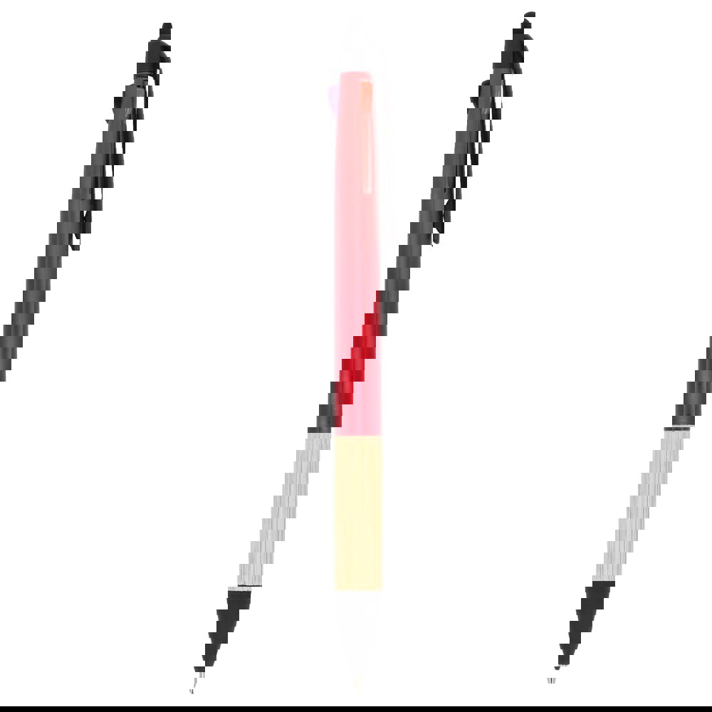 3-kleuren pen met bamboe grip