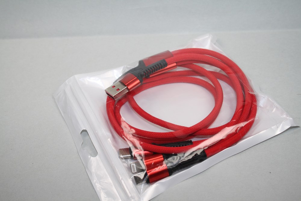 3in1 Cable "Flex" grijes