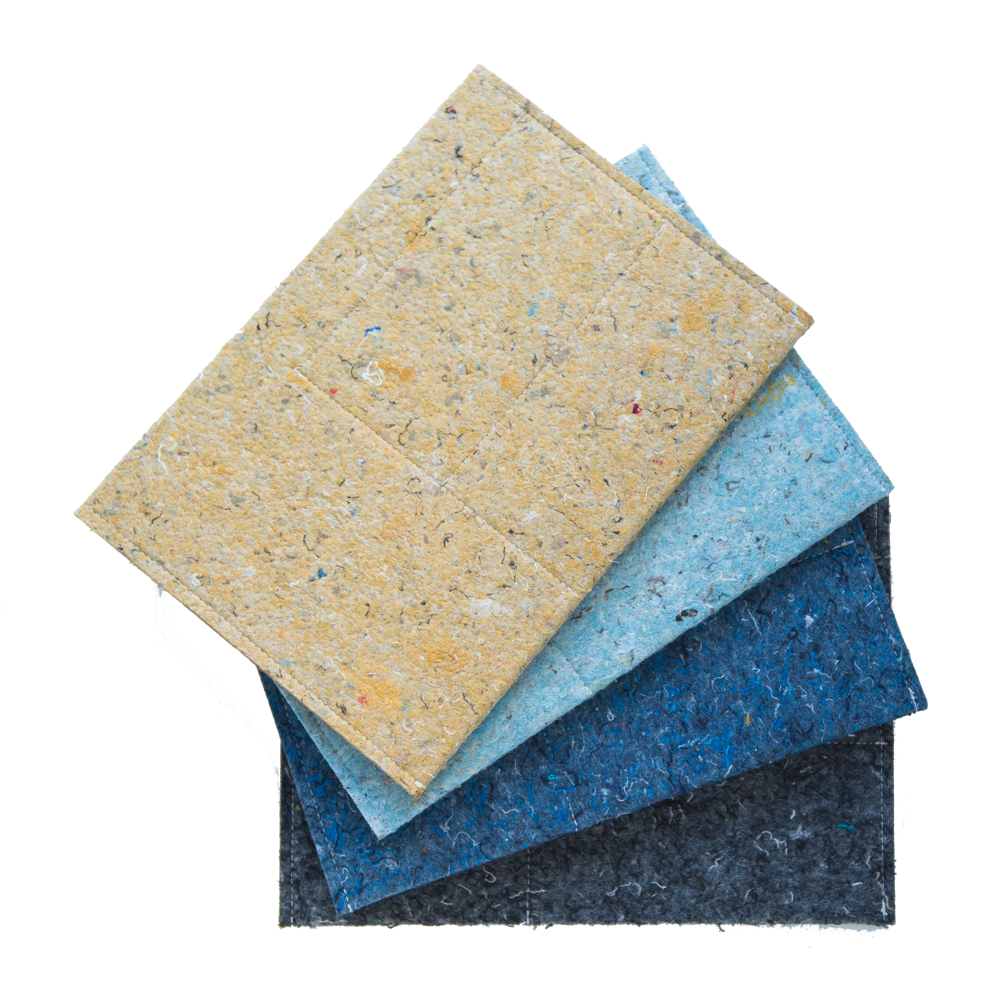 i-did - Mosi | Notitieboek organiser - vilt - Dew Blue