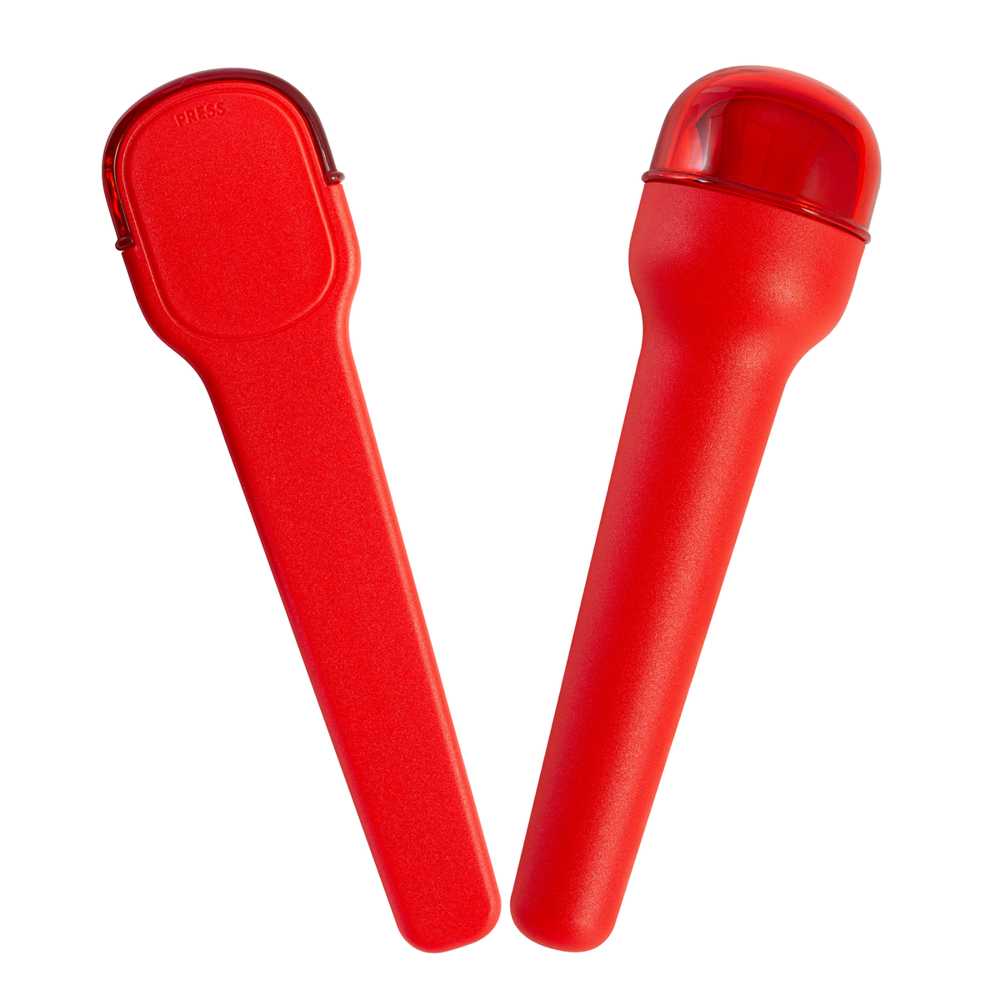 Bestekset RE98-CUTLA - rood, zilver / rood