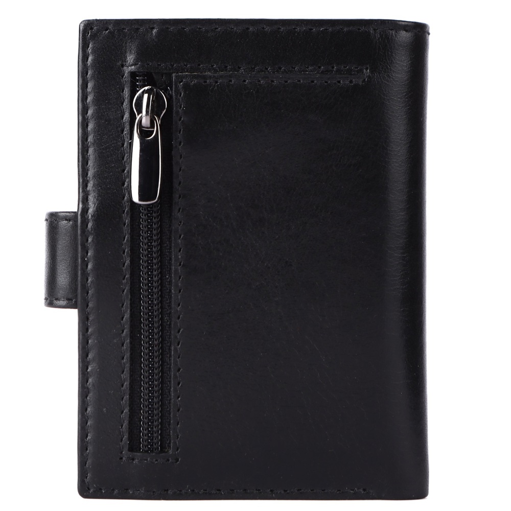 Card Wallet Leather MagSafe Luxe Black