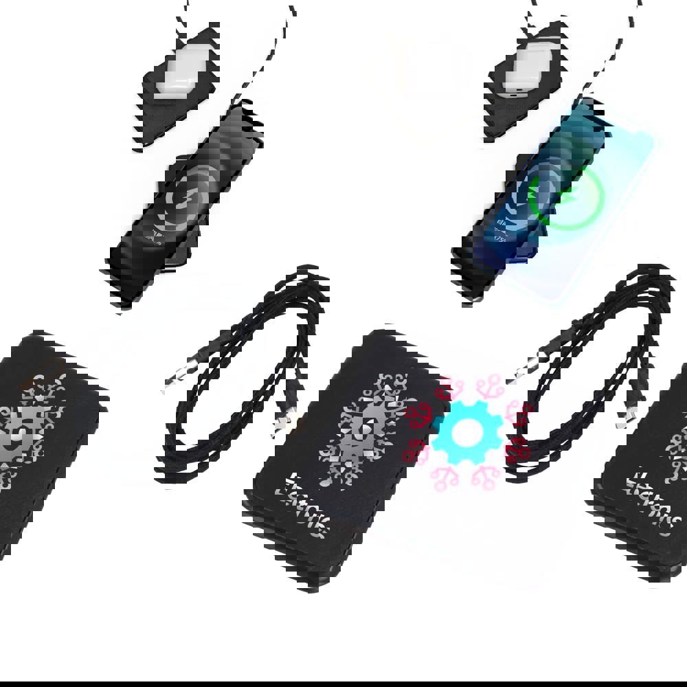 2259 | Xoopar Iné Wireless Fast Charger - Recycled Leather 15W