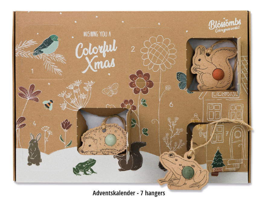 Advents kalender 7 hangers