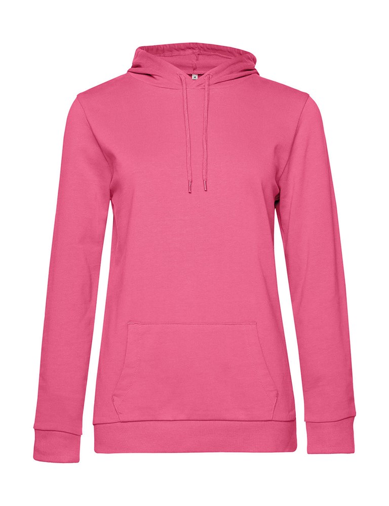 #Hoodie /women French Terry - Pink Fizz