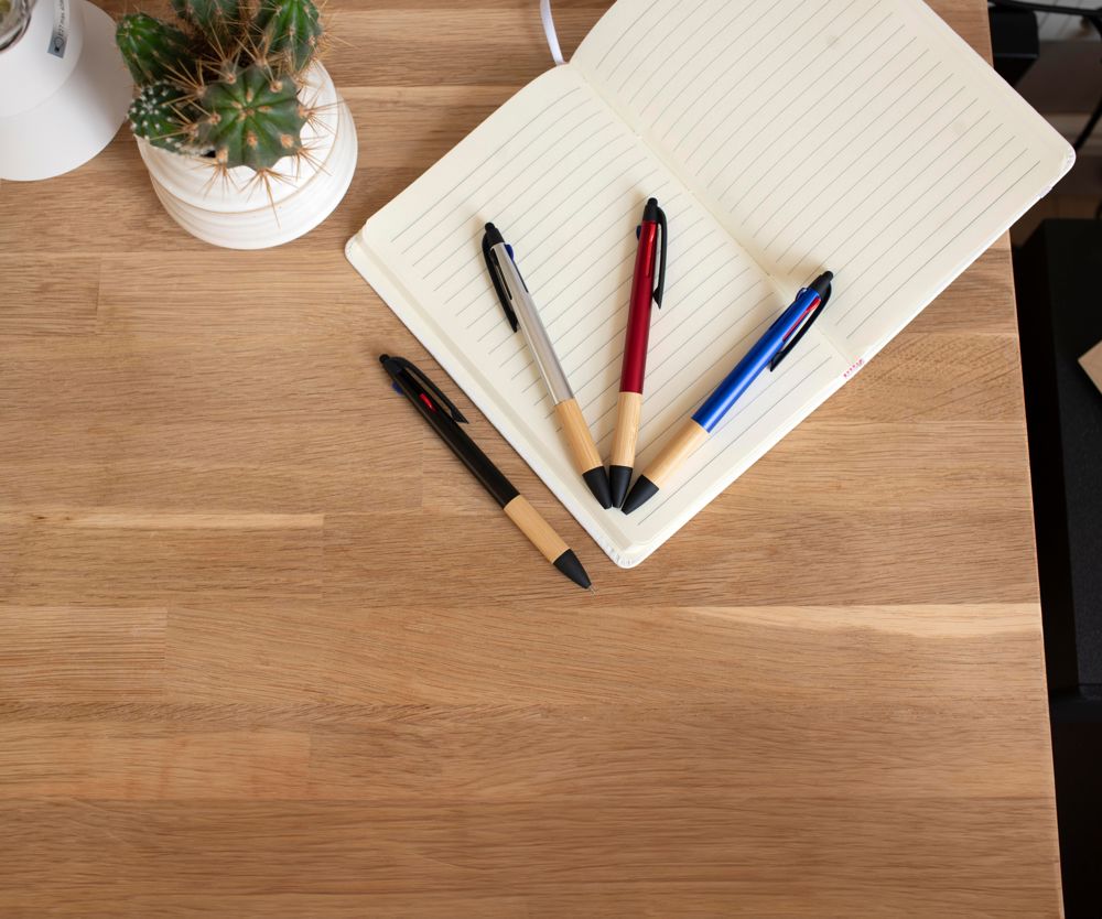 ABS 3-kleuren inkt balpen Malachi