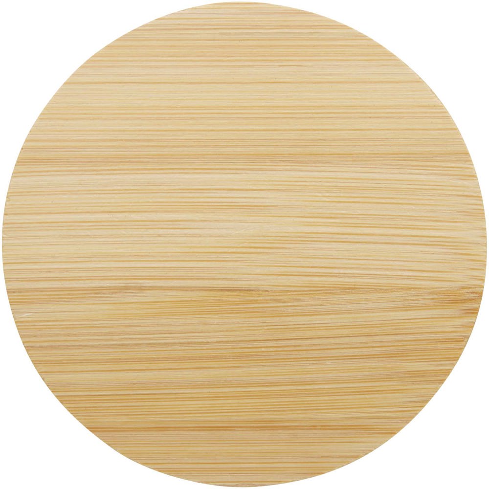 Arlo 250 ml glazen beker met bamboe deksel