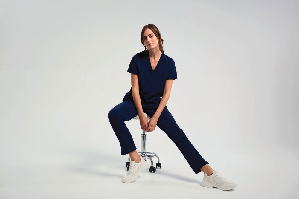 NN310 - Stretch tuniek met korte mouwen voor dames