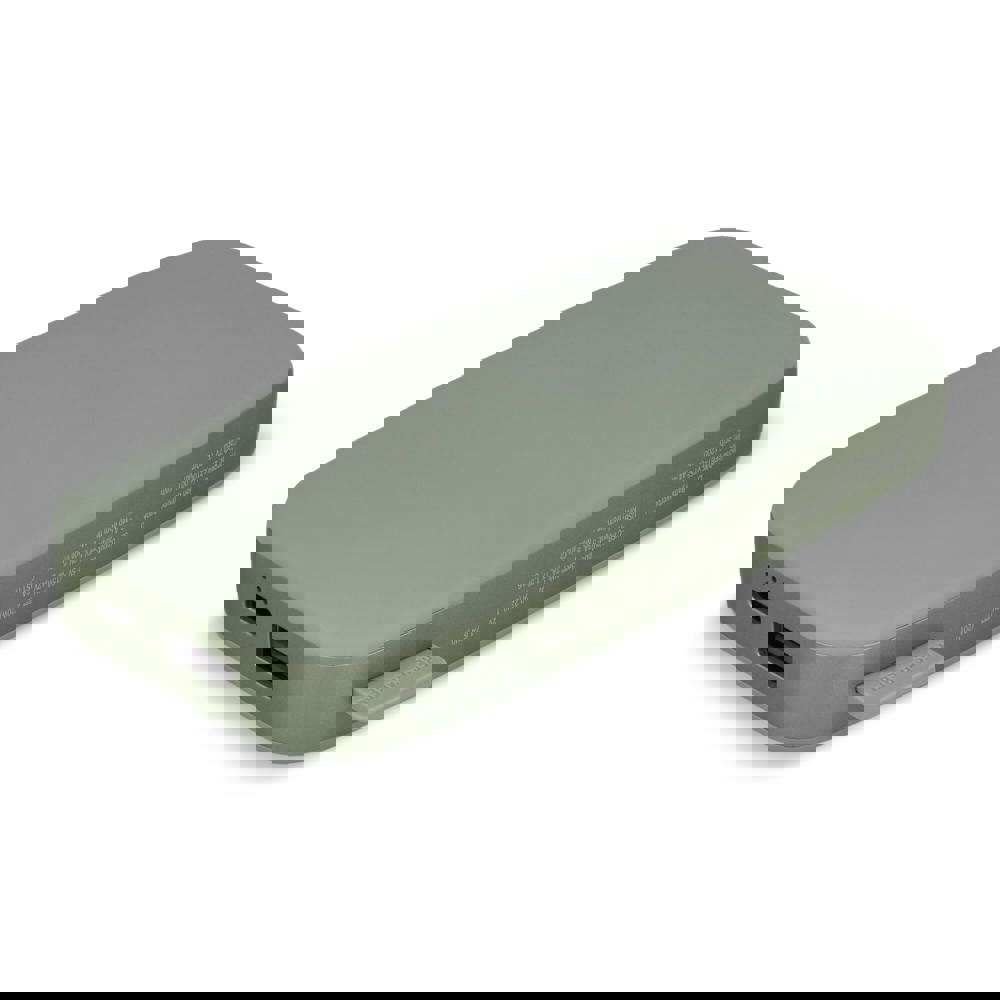 2PB12100 | Fresh 'n Rebel Powerbank 12000 mAh USB-C Fast Charging 20W - Dried Green