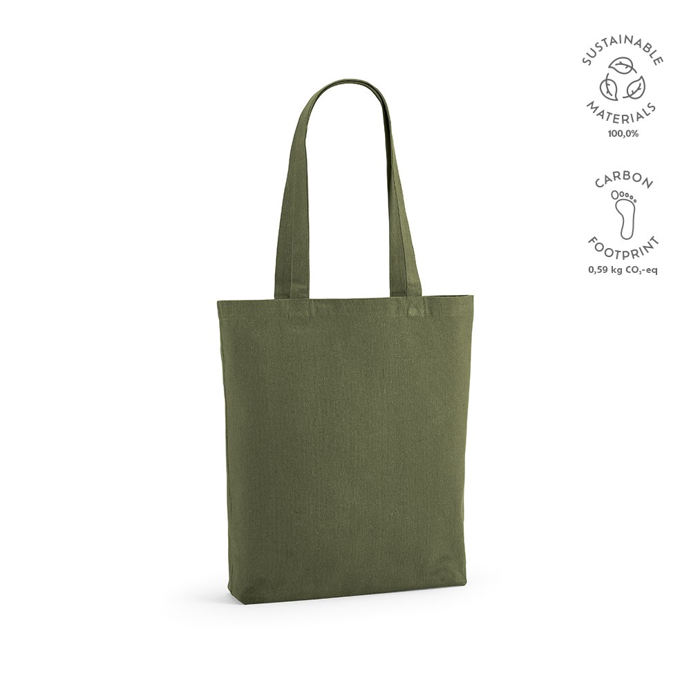 Annapurna boodschappentas Gerecycled Katoen 180 gsm - Legergroen