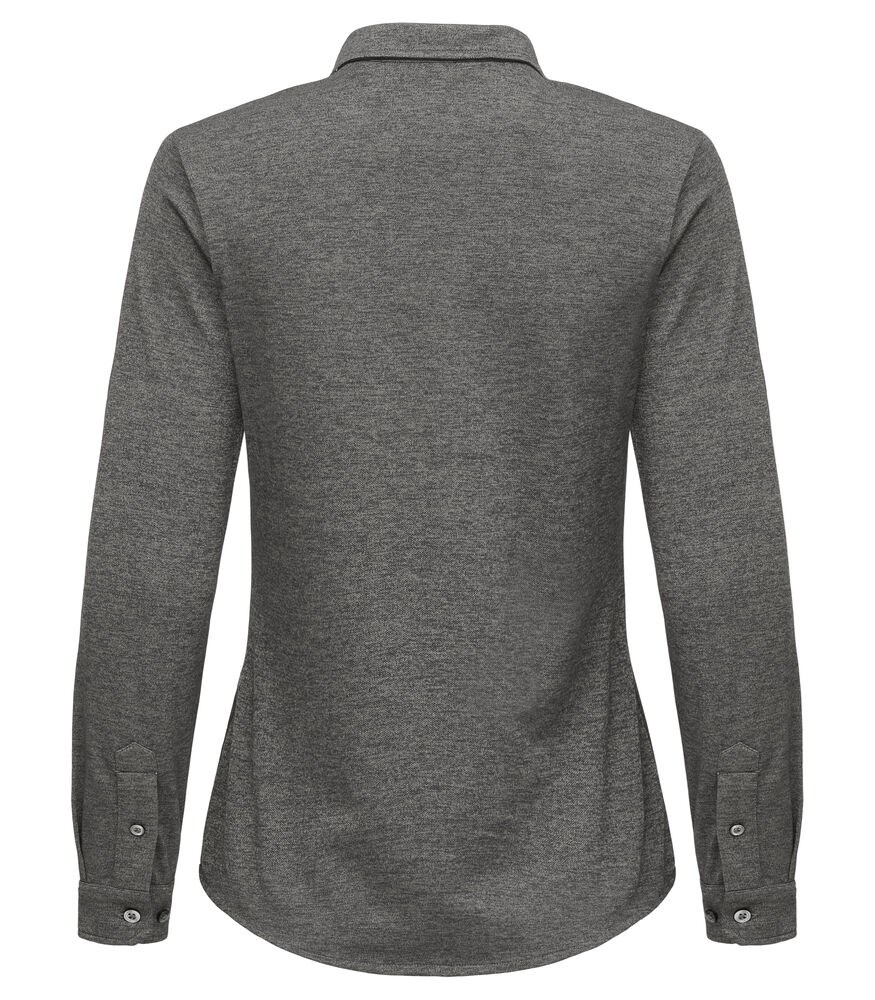 Cutter & Buck - Advantage Shirt Dames Antraciet Mélange XS