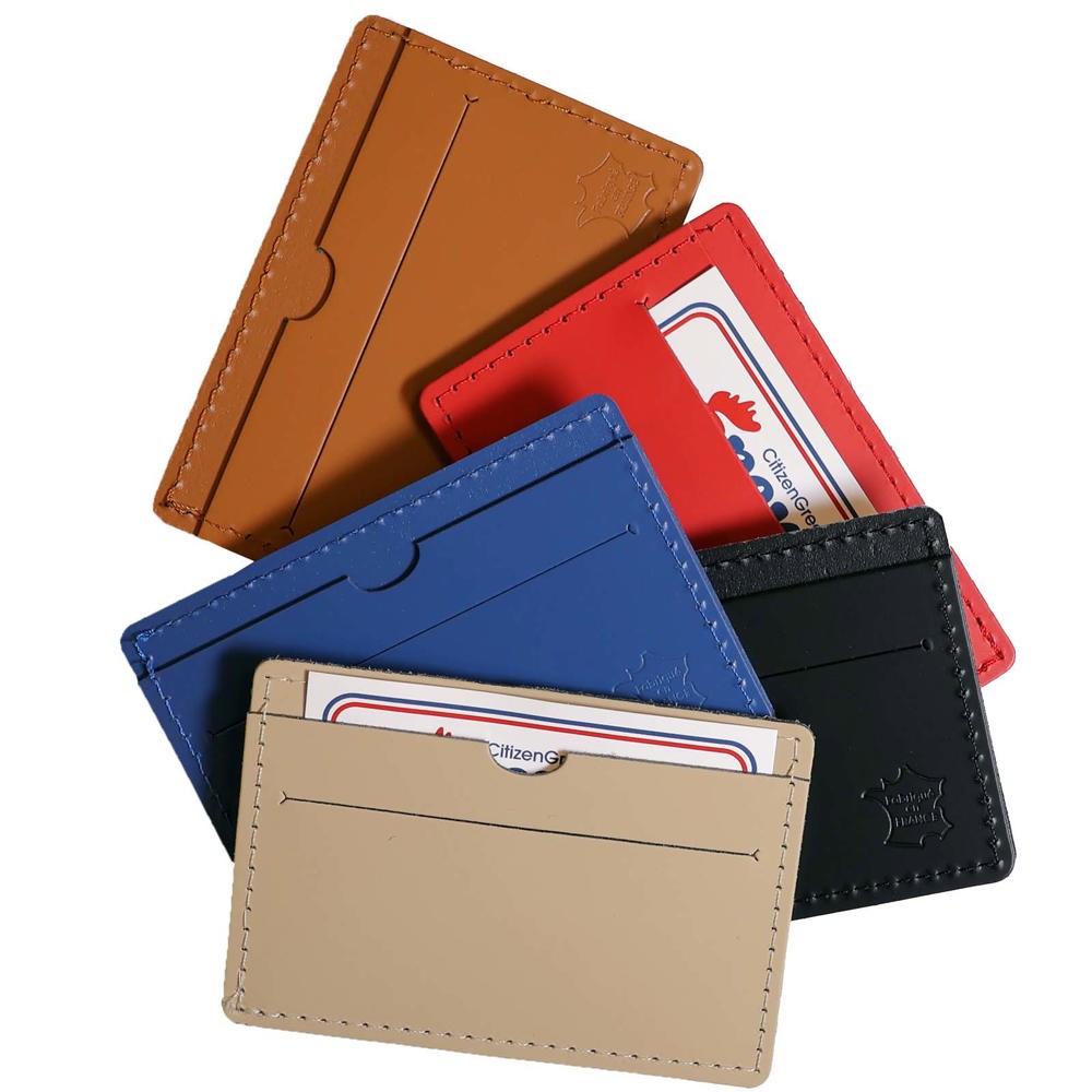 Citizen Green Tintin gerecyclede leren kaarthouder