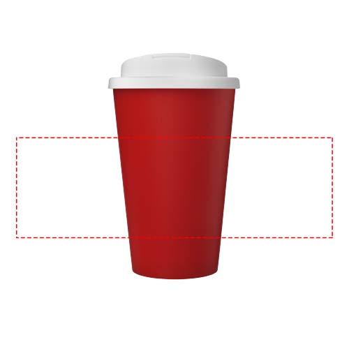 Americano® Eco 350 ml gerecyclede beker met spill-proof deksel