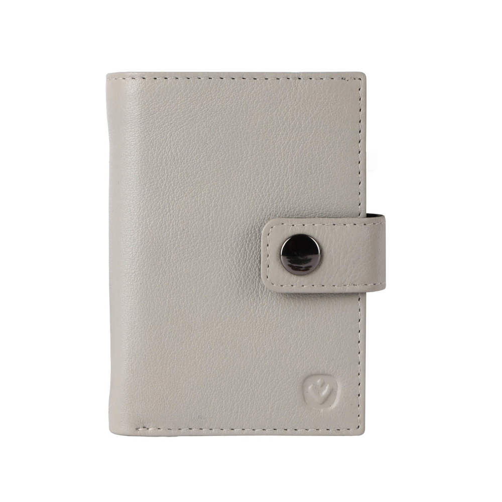 Card Wallet Leather MagSafe Luxe Off White