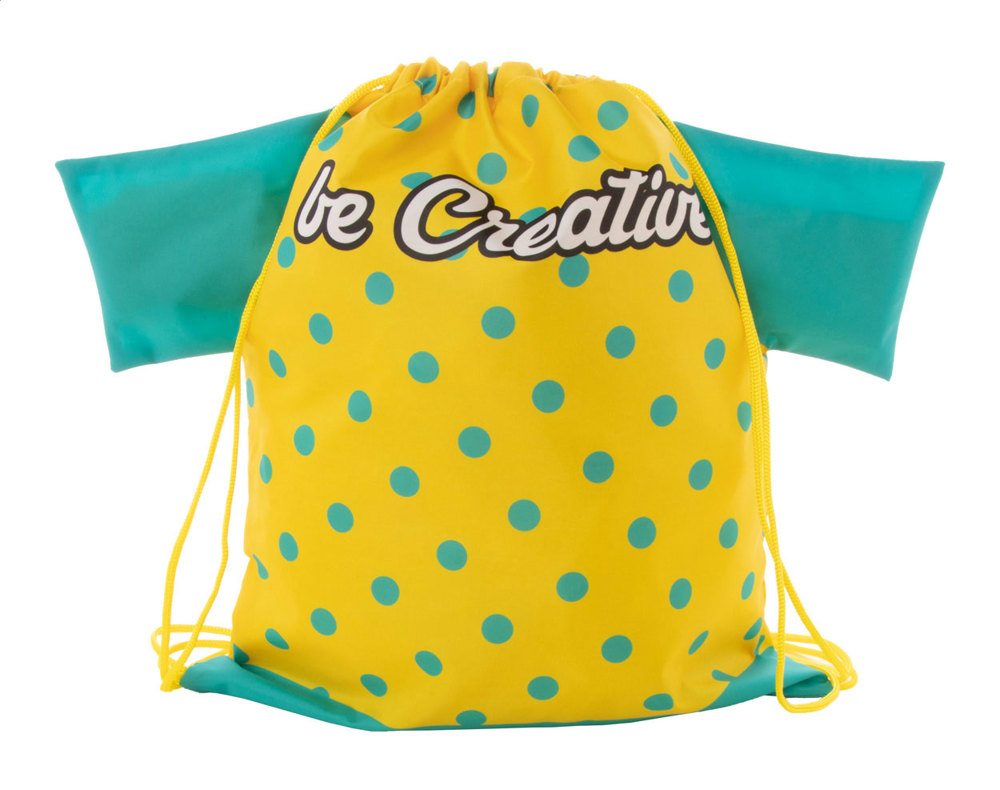 CreaDraw T - custom made trekkoord tas - Geel