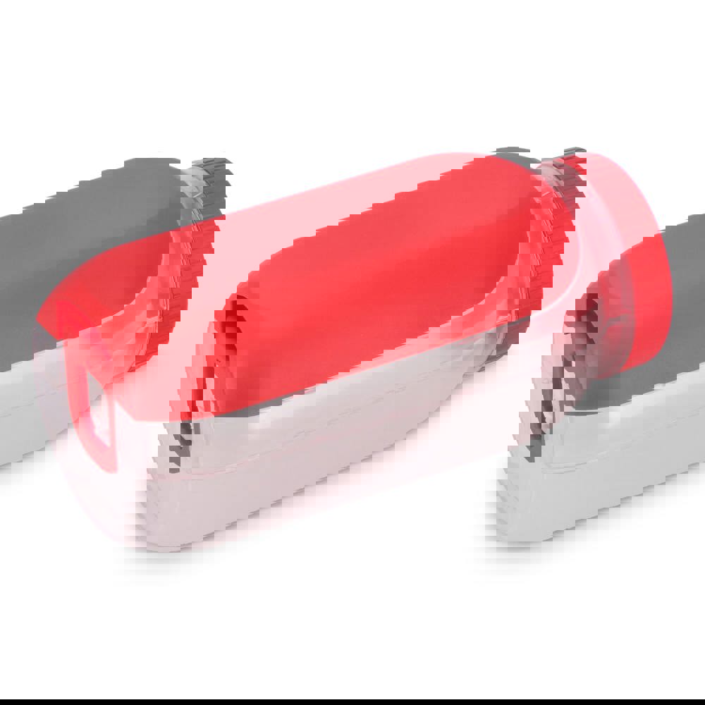 Alles-in-één Lunchkom met Sausvakje en Lepel-Vork - Rood