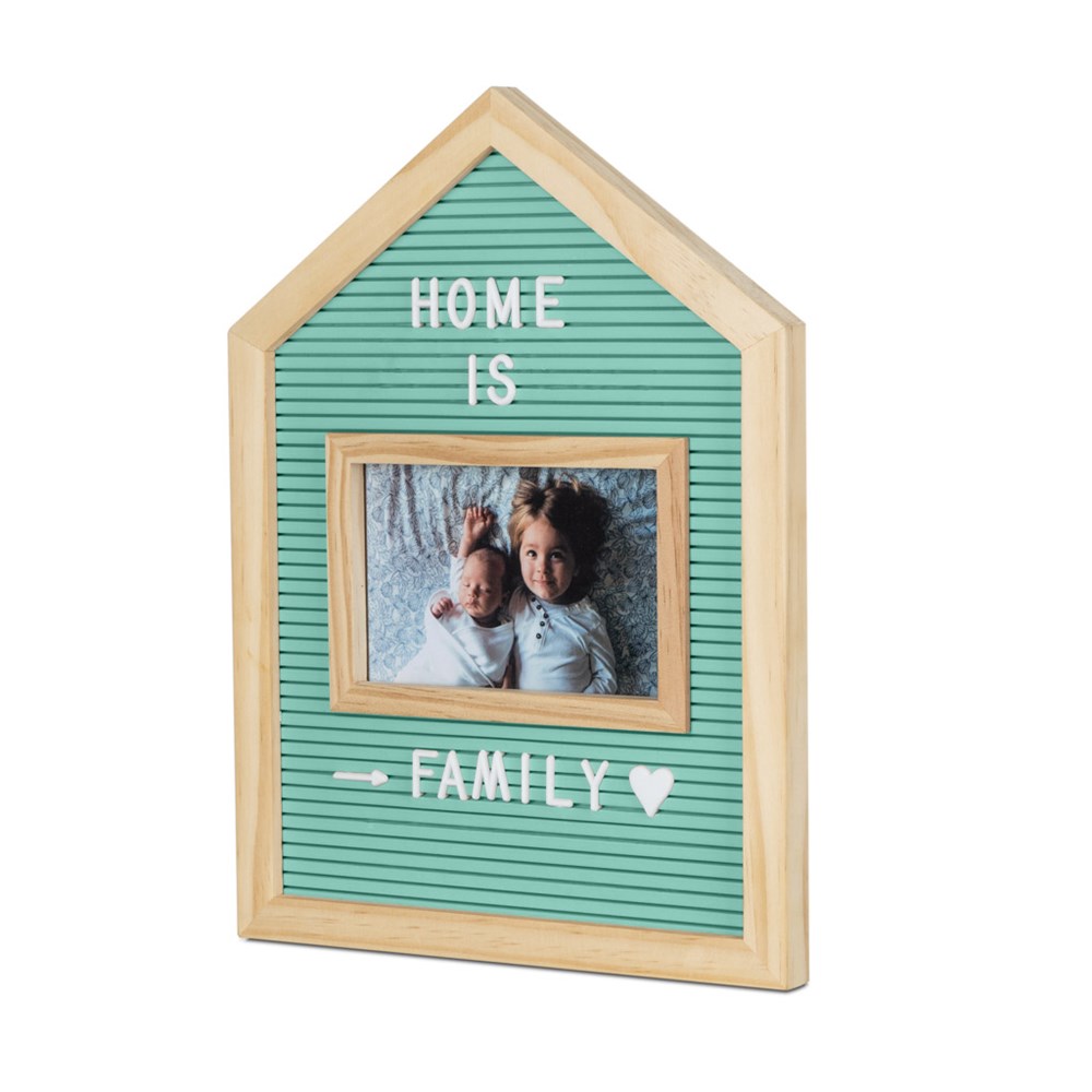 Balvi -  Frame & brievenraad,Home,10x15,groen,hout