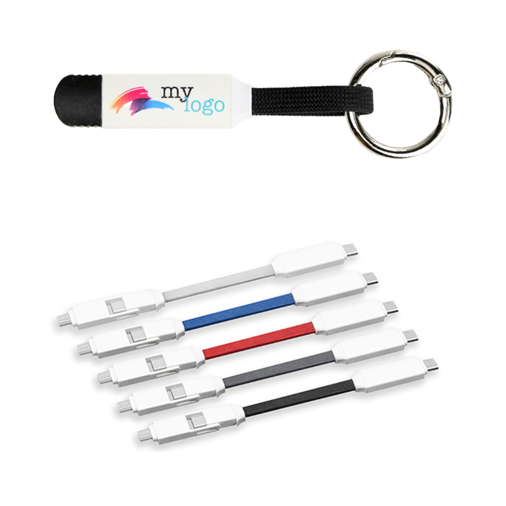 2 in 1 magnetische sleutelhanger oplaadkabel