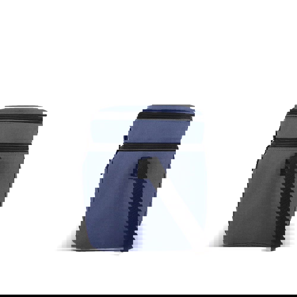 600D gerecycled PET koeltas met twee vakken 30 x 20 x 24 cm 12 L