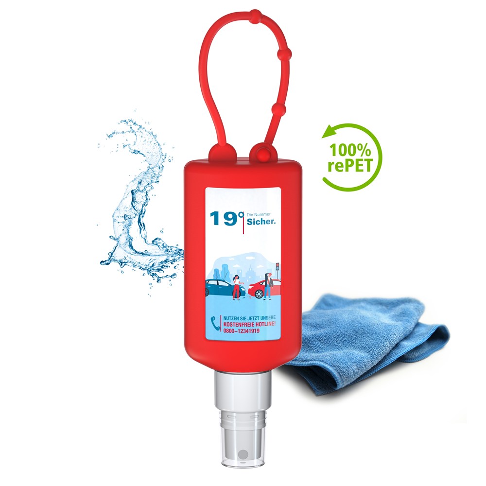 Car Cockpit Cleaner, 50 ml Bumper rood, Body Label (R-PET)