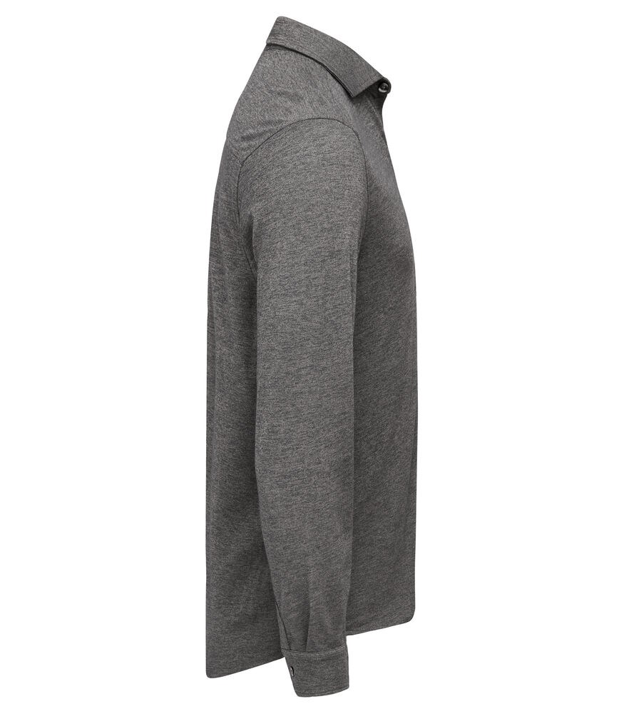 Cutter & Buck - Advantage Shirt Heren Antraciet Mélange 3XL