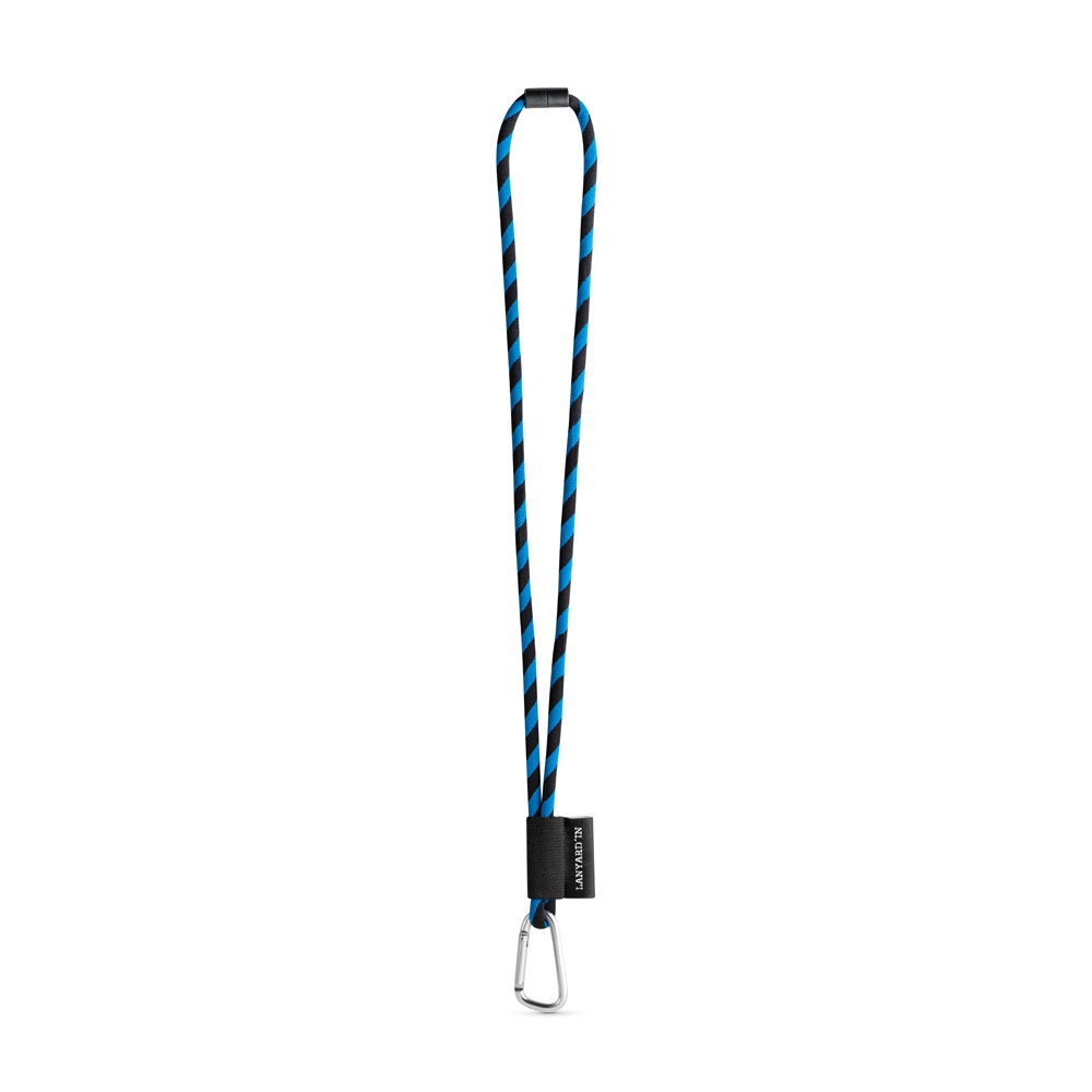 75089. Lanyard Tube Long Set II. Standaard modellen - Zwart, Royal blauw