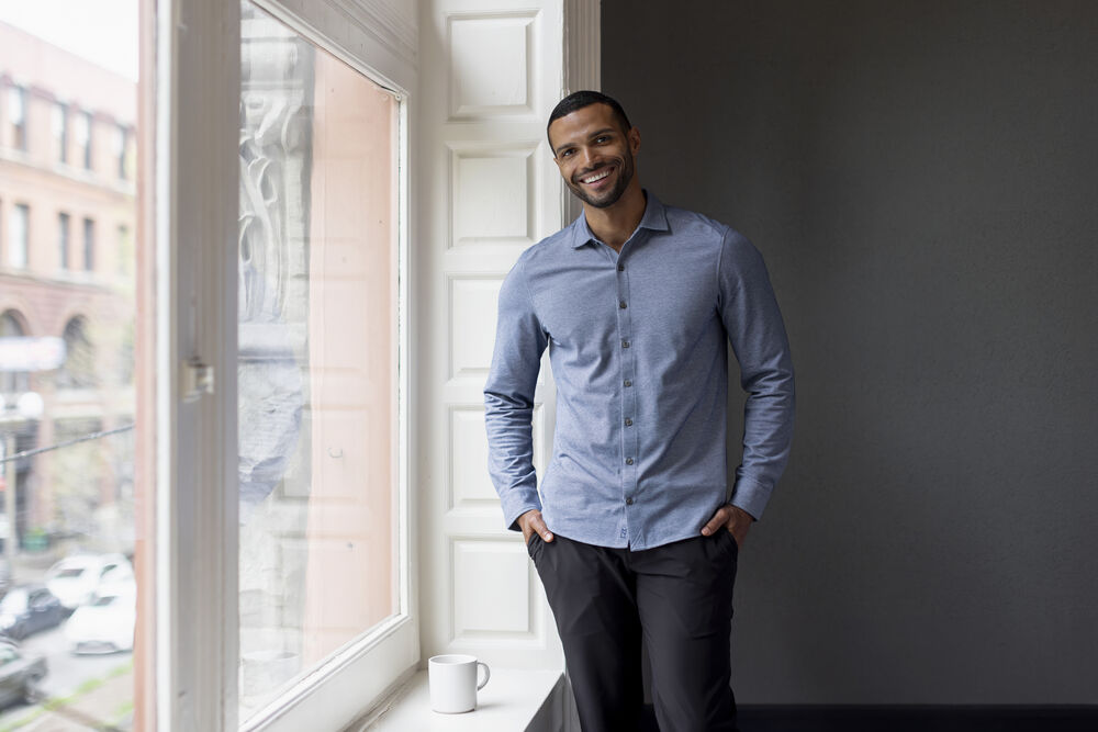 Cutter & Buck - Advantage Shirt Heren Beige 4XL