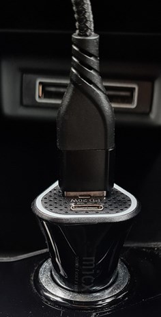 Car Charger "USB-C&A" wit