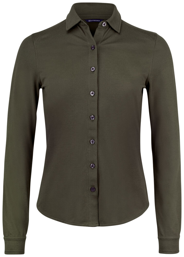 Cutter & Buck - Advantage Shirt Dames - Ivy Groen