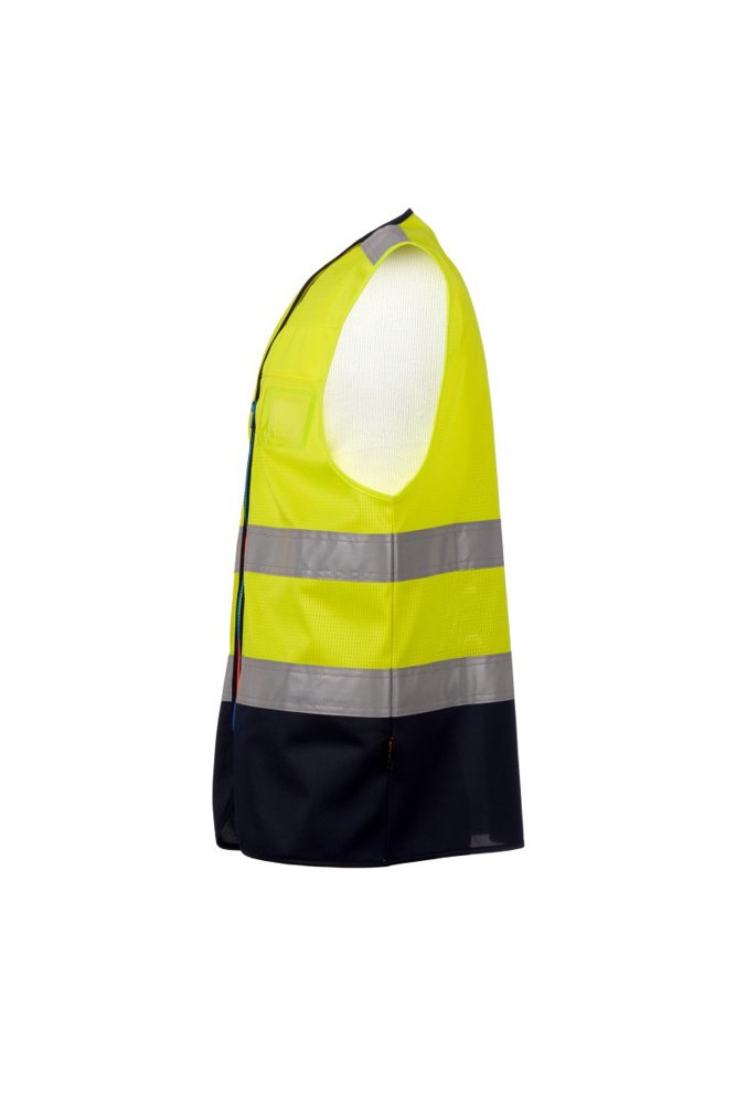 Ack Mesh fluorescent yellow/navy blue L