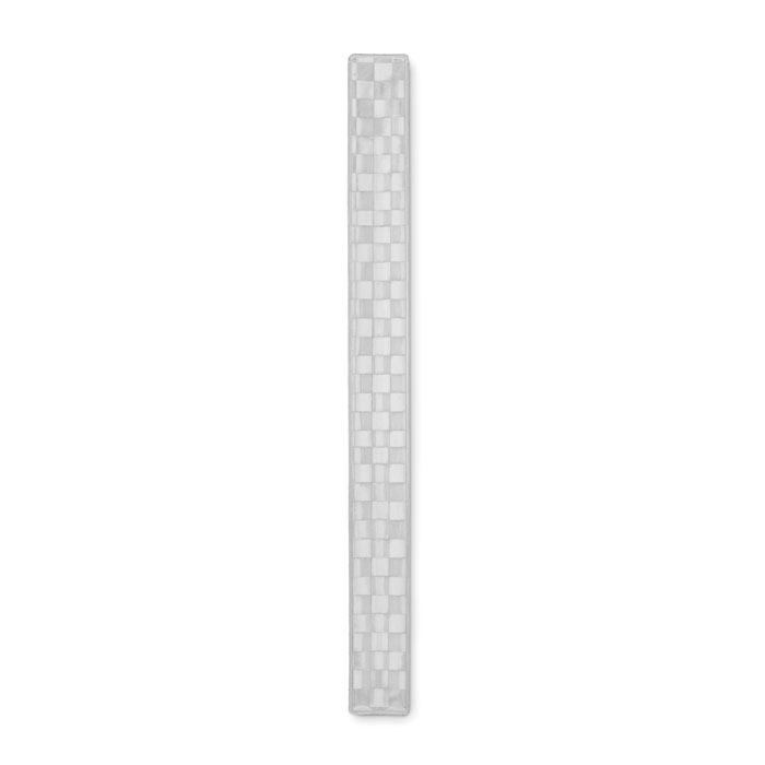 ENROLLO + - Reflecterende armband 32x3cm - Zilver