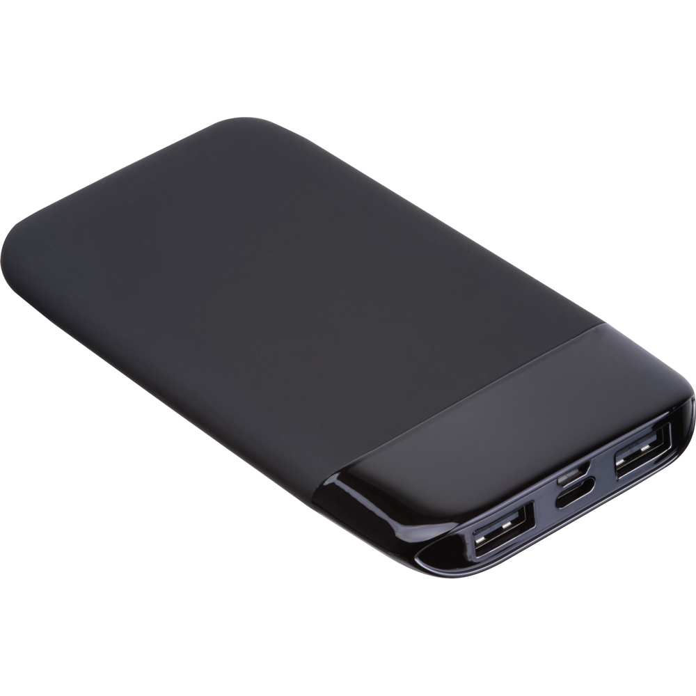 8000 mAh powerbank met verlicht logo