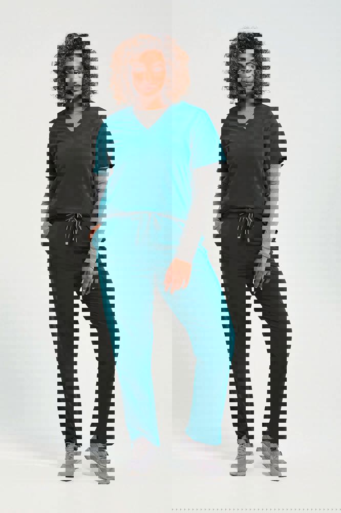 NN310 - Stretch tuniek met korte mouwen voor dames