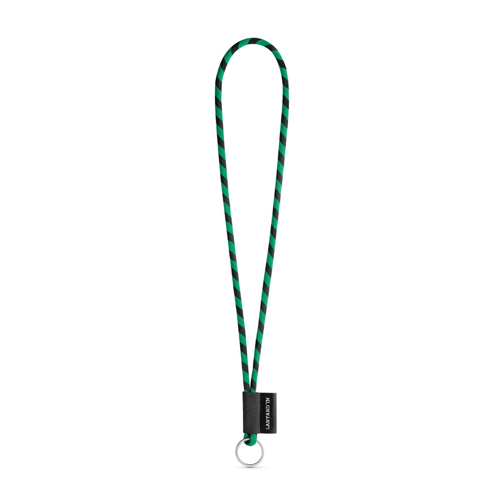 75093. Lanyard Tube Long Set I. Standaard modellen - zwart, groen