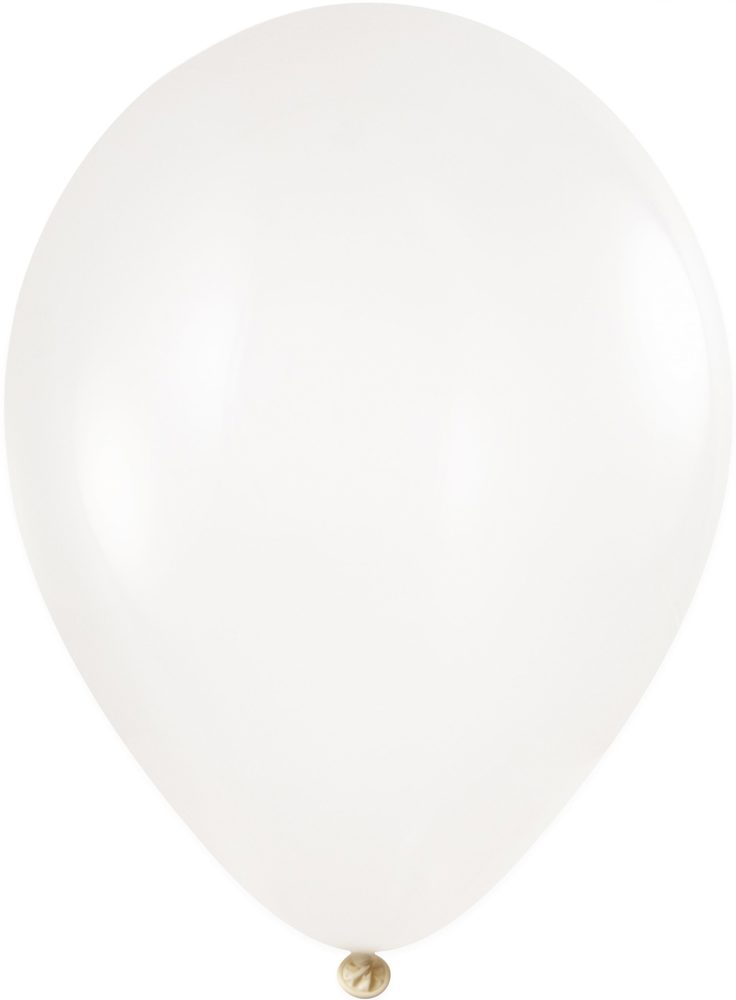 Ballonnen onbedrukt 85/95 cm - Ø 33 cm - 11 inch - Transparant (3300) Kristal