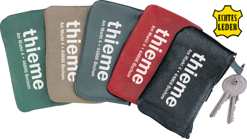 Leren sleuteletui LEONARDO - Gesorteerd op kleur
