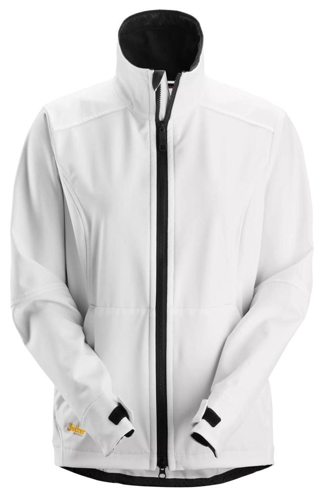 AllroundWork, Winddicht Softshell Damesjack - Wit (0900)
